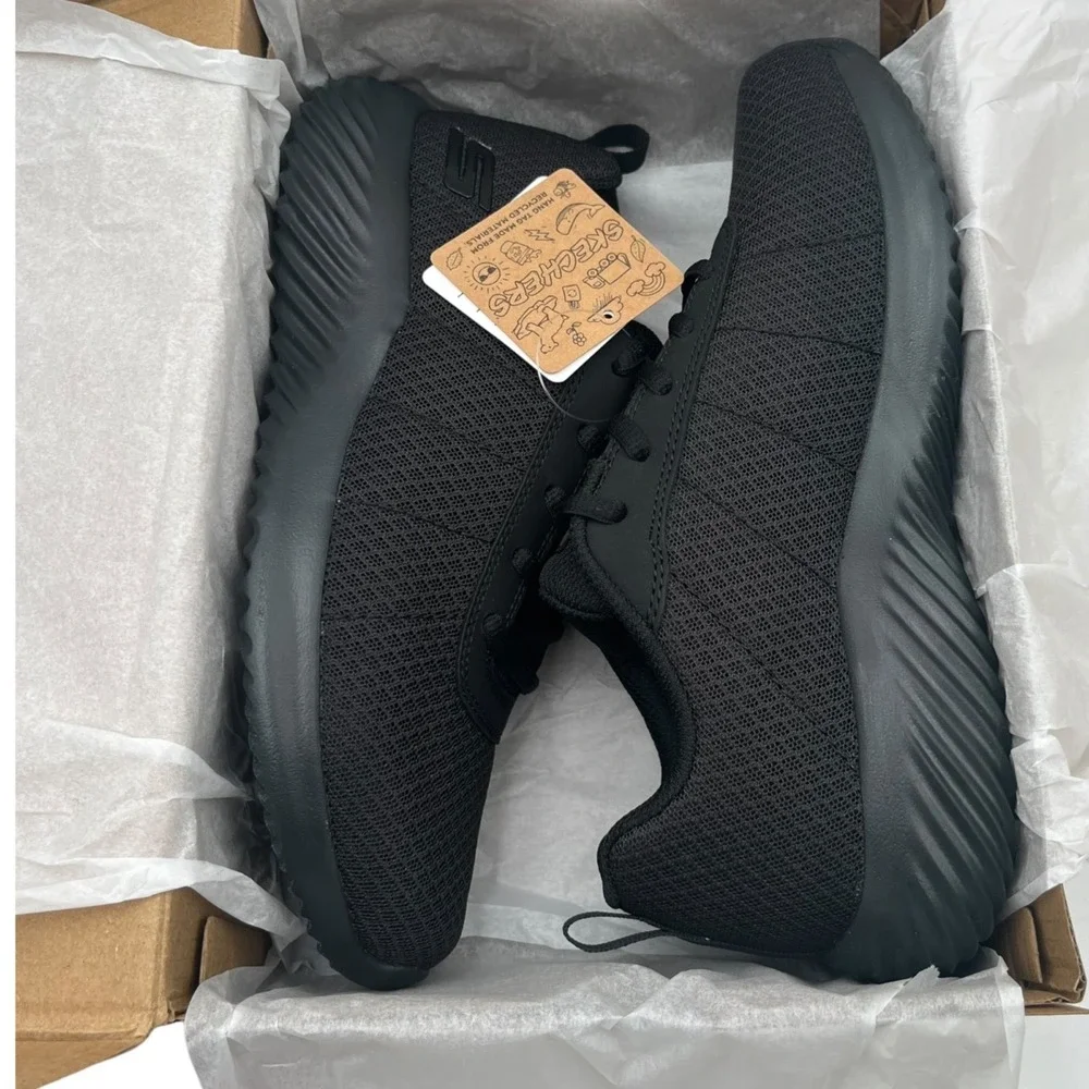 Skechers‎ Bounder Karonik Youth-Big Boys Girls Athletic Sneakers Size 6 Black